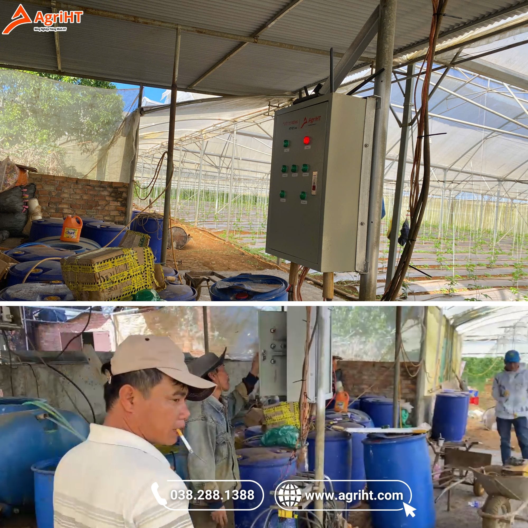 Hệ tưới tự động HT 01 tại Lâm Đồng