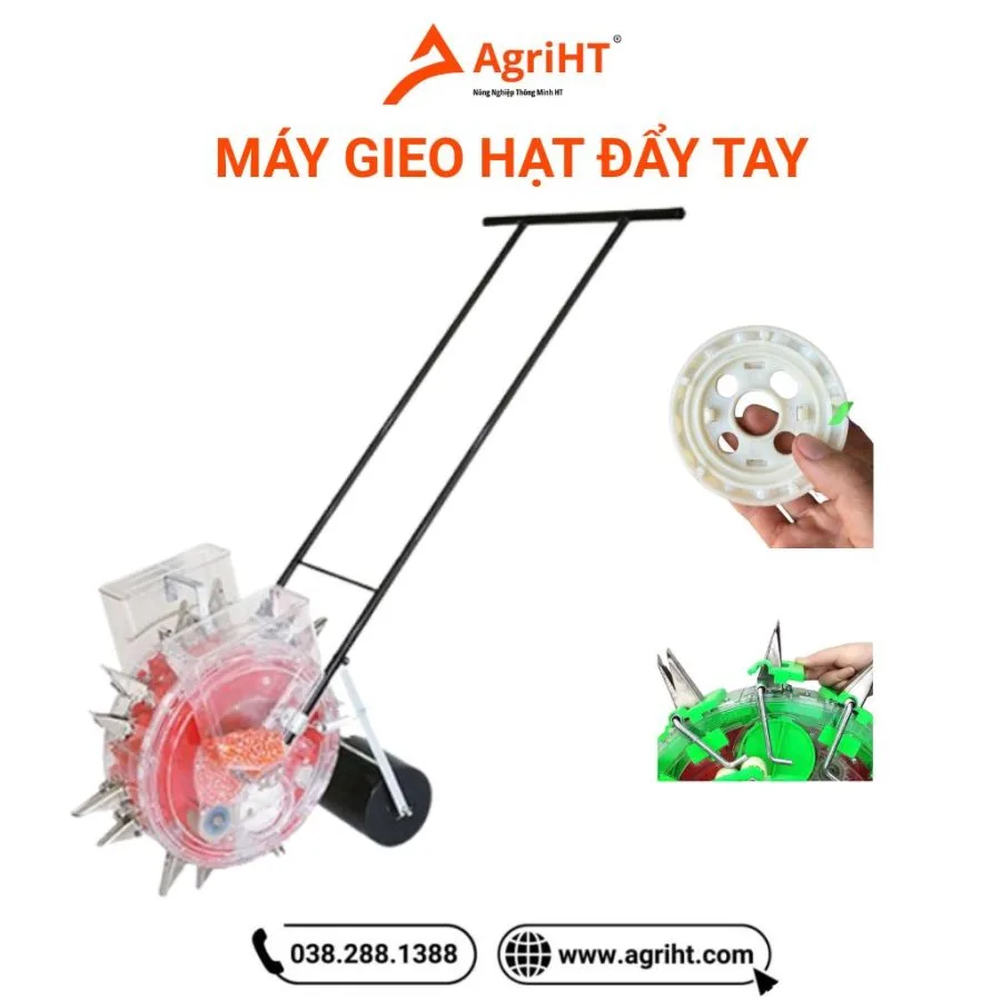 Máy gieo hạt đẩy tay AgriHT