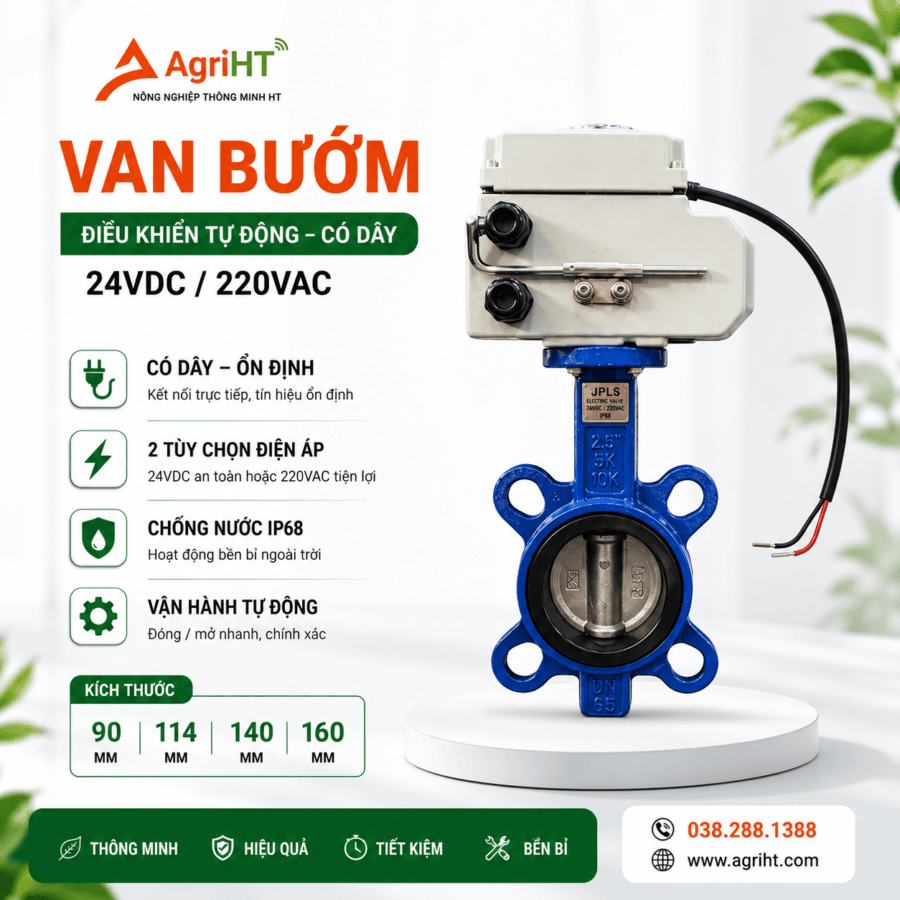 Van bướm điện AgriHT