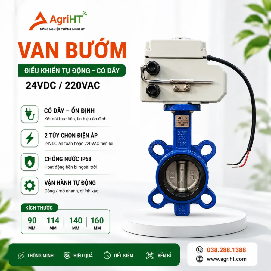 Van bướm điện AgriHT