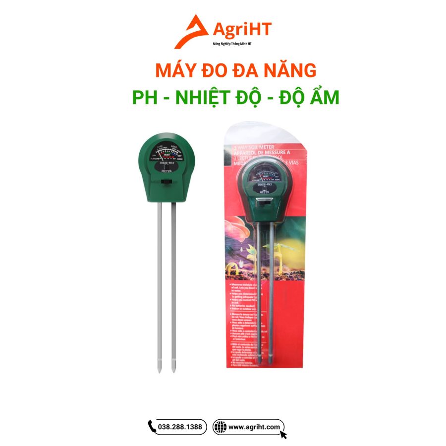 Máy đo đa năng pH nhiệt độ độ ẩm