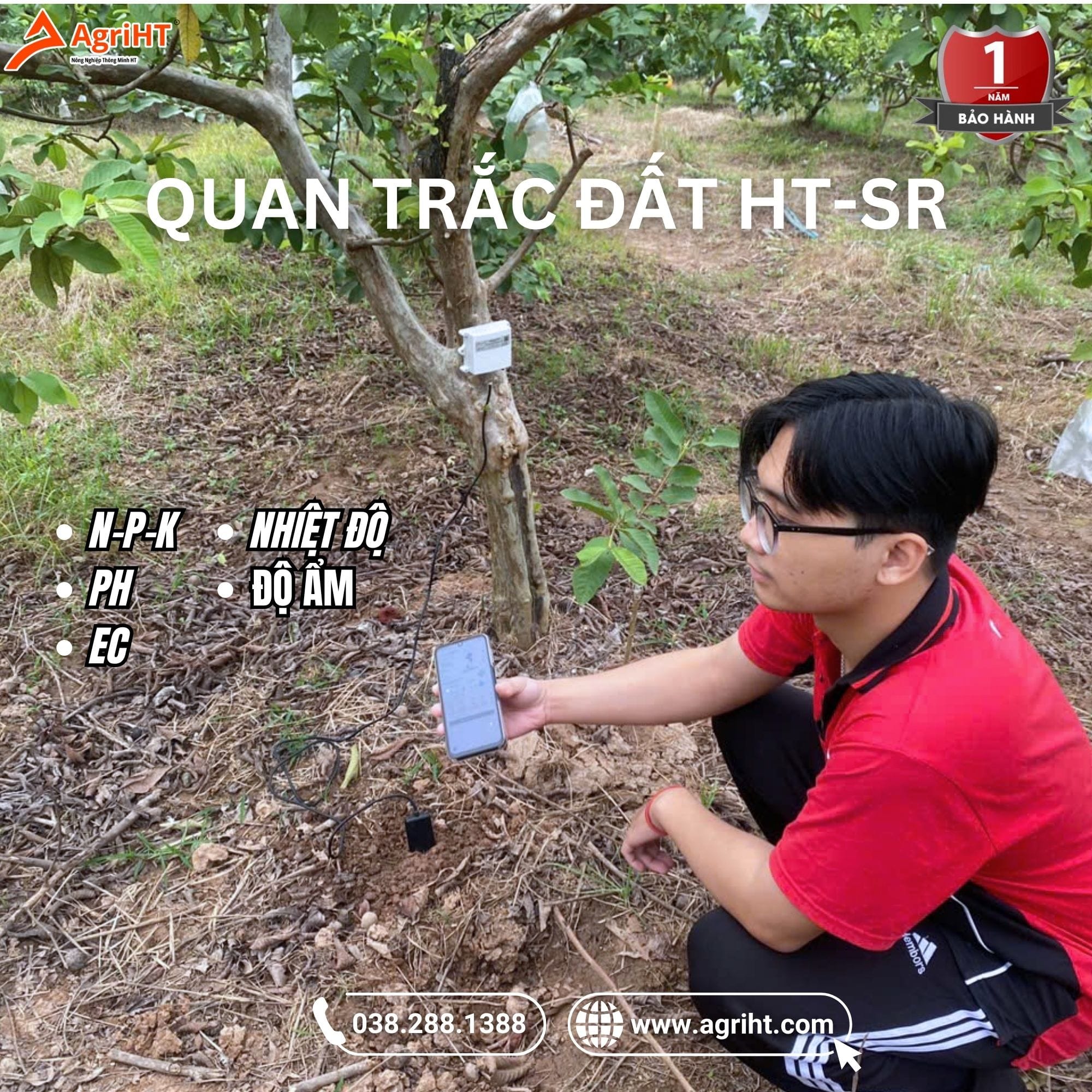 Lắp đặt tại vườn ổi VietGAP