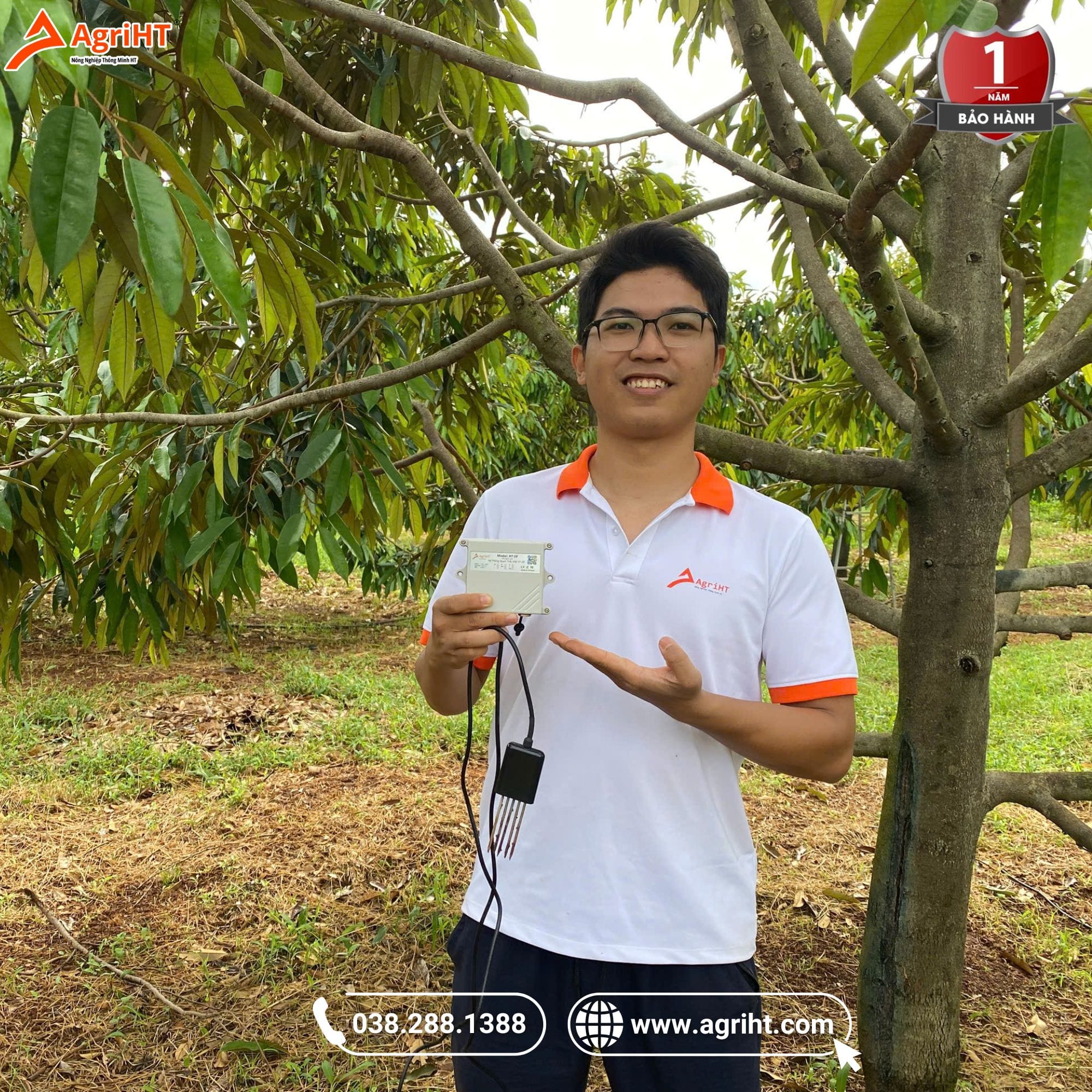 Đo dĩnh dưỡng đất trồng cây sầu riêng