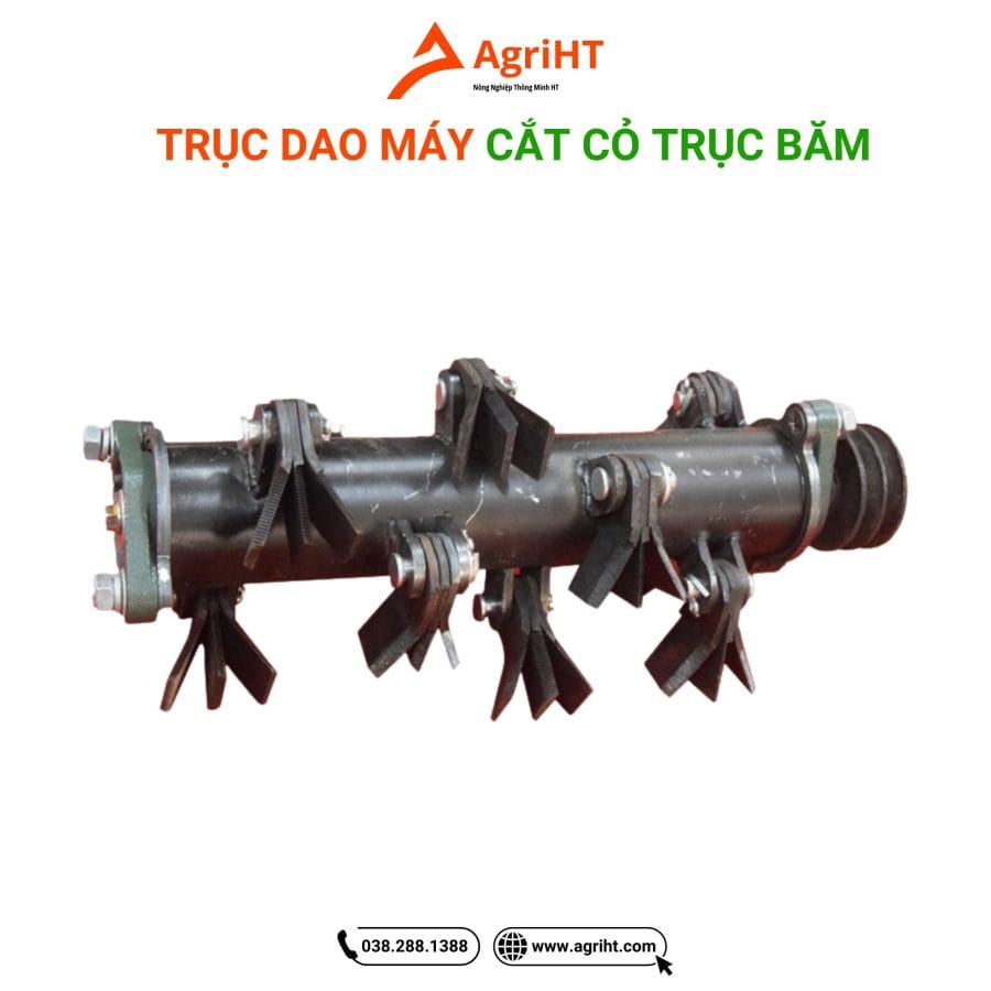 Máy cắt cỏ trục băm