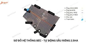 Lên bản vẽ thiết kế hệ thống tưới