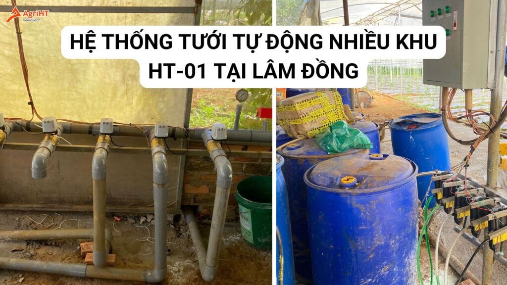 Lắp bộ tưới tự động tại lâm đồng