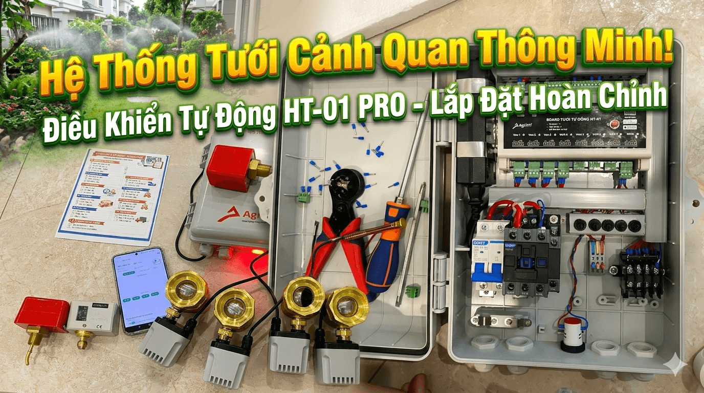 Tủ điều khiển tưới cảnh quan HT01