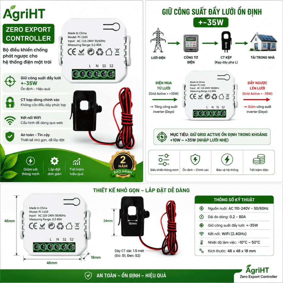 CT bám tải cho biến tần Micro