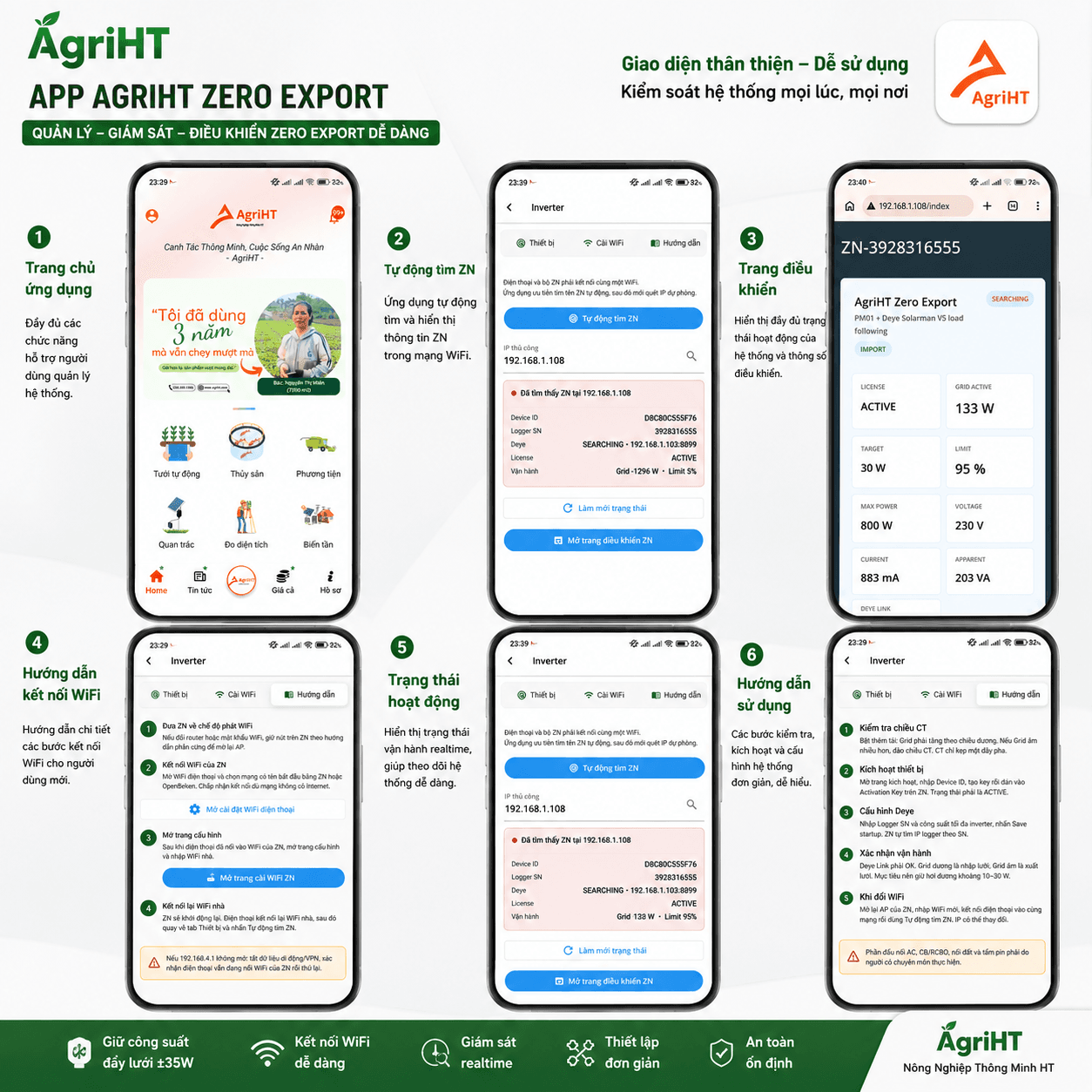 CT bám tải cho biến tần Micro - App setting
