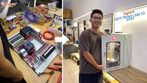 Quy trình làm hệ thống tưới tự động ht01